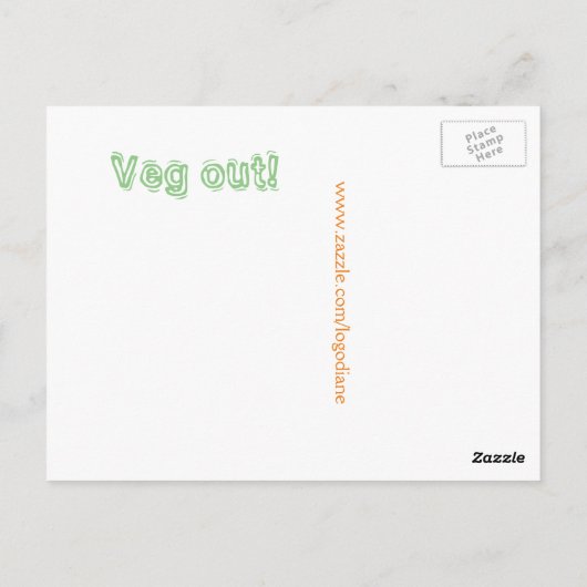 Gemüsesorten Postkarten (Rückseite)