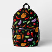 Gemüsesorten Tomatenzepfefferkarottenpilz c Bedruckter Rucksack (Vorderseite)