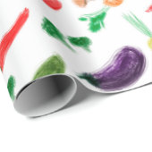 Gemüsesorten Tomatenzepfefferkarottenpilz c Geschenkpapier (Rolleneckpunkt)