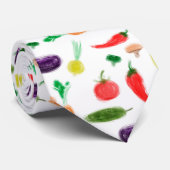 Gemüsesorten Tomatenzepfefferkarottenpilz c Krawatte (Gerollt)