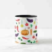 Gemüsesorten Tomatenzepfefferkarottenpilz c Tasse (Zentrum)