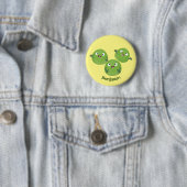 Gemüsesorten von Funny Brussels Cartoon Button (Beispiel)