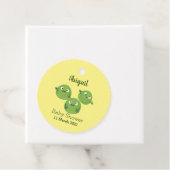 Gemüsesorten von Funny Brussels Cartoon Geschenkanhänger (Beispiel)