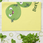 Gemüsesorten von Funny Brussels Cartoon Geschirrtuch (Gefaltet)