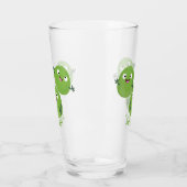 Gemüsesorten von Funny Brussels Cartoon Glas (Links)