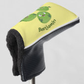 Gemüsesorten von Funny Brussels Cartoon Golf Headcover (3/4 Vorderseite)