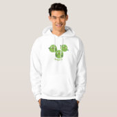 Gemüsesorten von Funny Brussels Cartoon Hoodie (Vorne ganz)