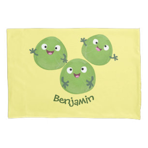 Gemüsesorten von Funny Brussels Cartoon Kissenbezug