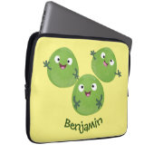 Gemüsesorten von Funny Brussels Cartoon Laptopschutzhülle (Vorne Rechts)