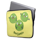 Gemüsesorten von Funny Brussels Cartoon Laptopschutzhülle (Vorderseite Links)