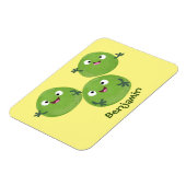 Gemüsesorten von Funny Brussels Cartoon Magnet (Linke Seite)