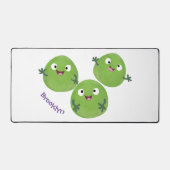 Gemüsesorten von Funny Brussels Cartoon Schreibtischunterlage (Vorderseite)