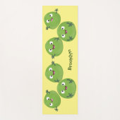 Gemüsesorten von Funny Brussels Cartoon Yogamatte (Vorderseite)