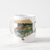 Gemüsestand-Tribut! Kaffeetasse (Vorderseite Links)