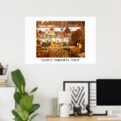 Gemüseständer Poster (Heimbüro)