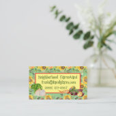 Gemüseständer Sonnenblume Biene individuell einste Visitenkarte (Stehend Vorderseite)