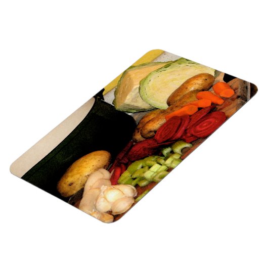 Gemüsesuppe Magnet (Linke Seite)