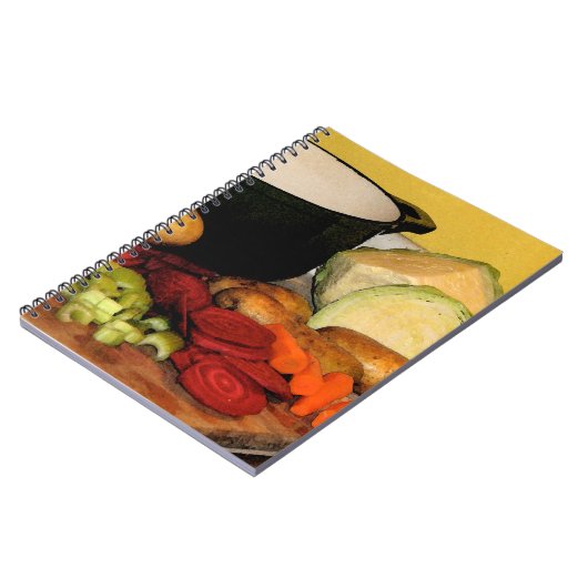 Gemüsesuppe Notizblock (Linke Seite)