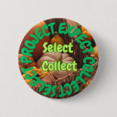 Gemüsesymbol-Abzeichen - Auswahl des Projektdesign Button (Vorderseite)