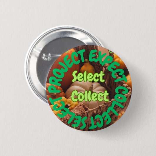 Gemüsesymbol-Abzeichen - Auswahl des Projektdesign Button (Vorne & Hinten)