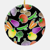 Gemüsetapete Keramikornament (Hinten)