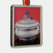 Gemüseteller, der Karl Linnaeus gehört Silbernes Ornament (Rechts)