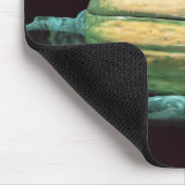 Gemüseteller in Form eines Kürbises Mousepad (Ecke)