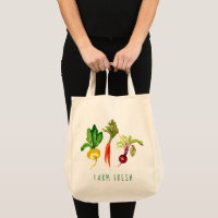 Gemüsetrio-Bauernhof-frische Taschen-Tasche