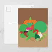 Gemüsevariationen_Haufen Postkarte (Vorne/Hinten)