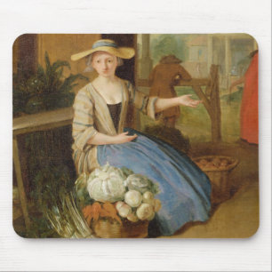 Gemüseverkäufer, Covent Garten, c.1726 (Öl auf Mousepad