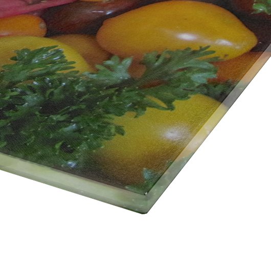 Gemüsezuschnitt Schneidebrett (Ecke)