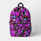 Gemustert Bedruckter Rucksack (Vorderseite)