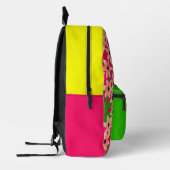 Gemustert Bedruckter Rucksack (Links)