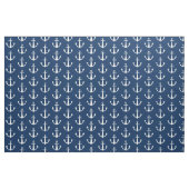 Gemustert-Blaues Ankersymbol Stoff (Yard (91,4 cm))