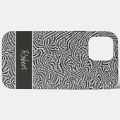 Gemustert braun Case-Mate iPhone hülle (Rückseite (Horizontal))