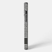 Gemustert braun iPhone hülle (Linke Seite)