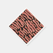 Gemustert Crispy Bacon Serviette (Ecke)