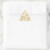 gemustert dreieckiger aufkleber (Tasche)