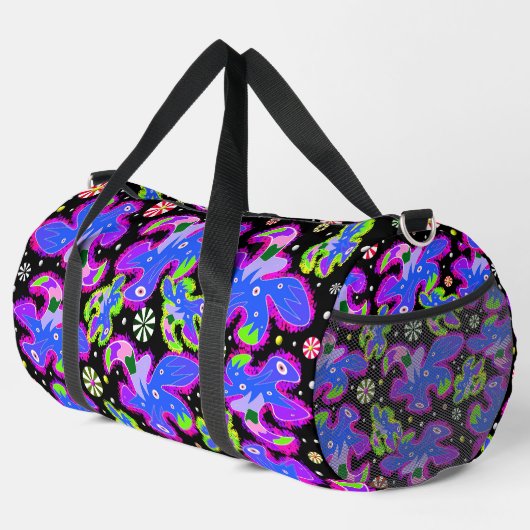 Gemustert Duffle Bag (Rechte Ecke)