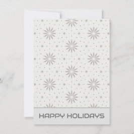 Gemustert Feiertagskarte