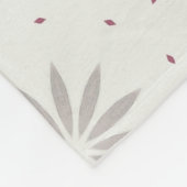 Gemustert Fleecedecke (Ecke)