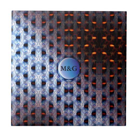 Gemustert Fliese (Vorderseite)