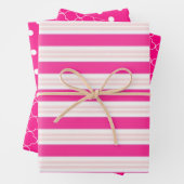 Gemustert Geschenkpapier Set (Beispiel)