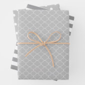 Gemustert Geschenkpapier Set (Beispiel)