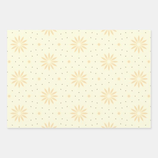 Gemustert Geschenkpapier Set (Vorderseite 3)