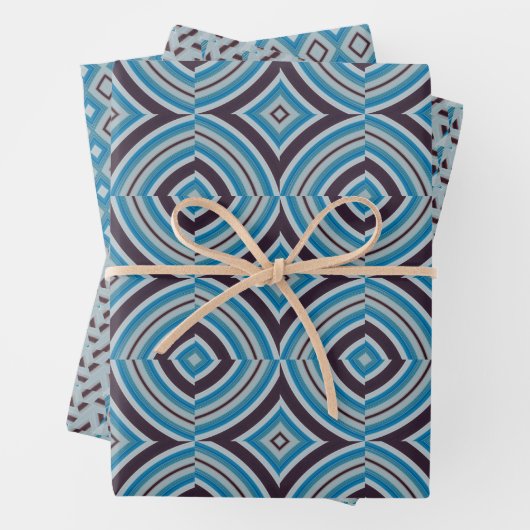 Gemustert Geschenkpapier Set (Beispiel)