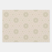 Gemustert Geschenkpapier Set (Vorderseite 3)