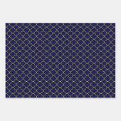 Gemustert Geschenkpapier Set (Vorderseite)