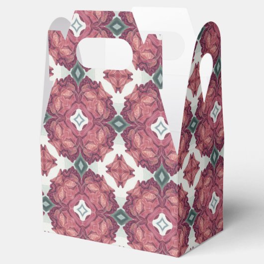 Gemustert Geschenkschachtel (Geöffnet)