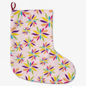 gemustert großer weihnachtsstrumpf (Vorderseite)